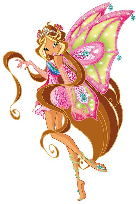 Enchantix Flora looked so good in this transformation everything is just wow about it.