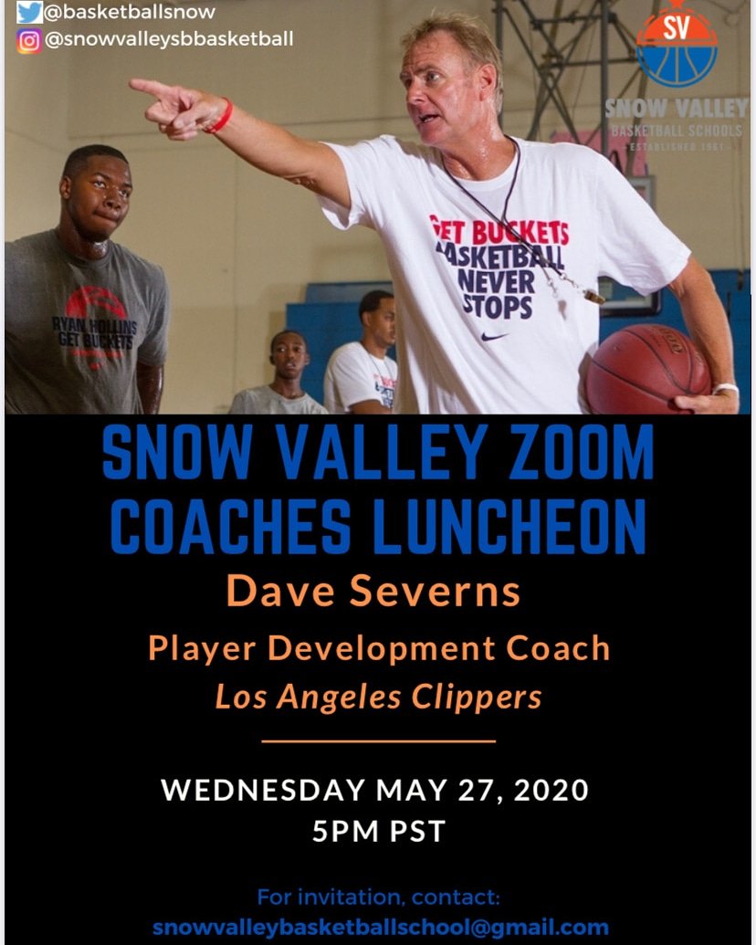 BasketballSnow's tweet photo. #honored to have #thisweeks #snowvalleyluncheon #guestspeaker be @dave_severns. #truly one of the game's #most #knowledgeable #teachers. https://t.co/JqlBlqL7cp