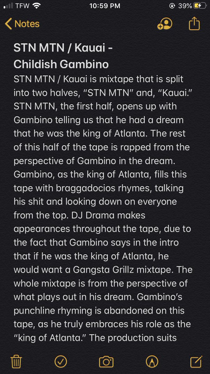 Review of “STN MTN / Kauai” by Childish Gambino