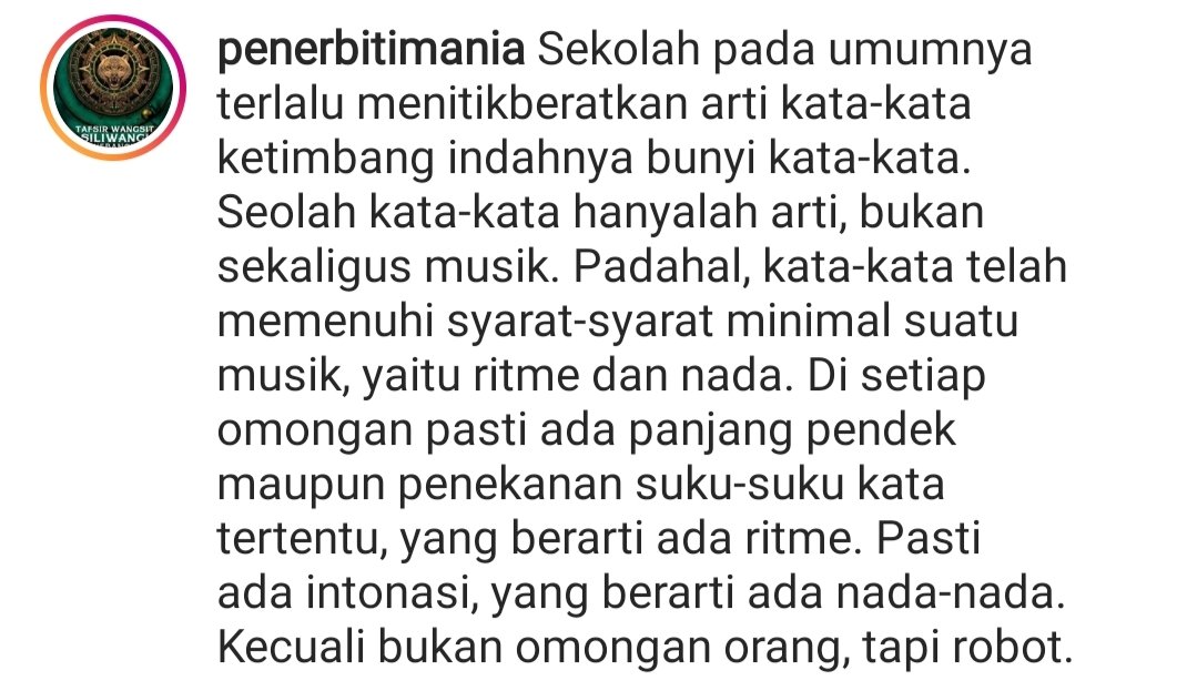 Dari buku #TuhanMahaAsyik2.