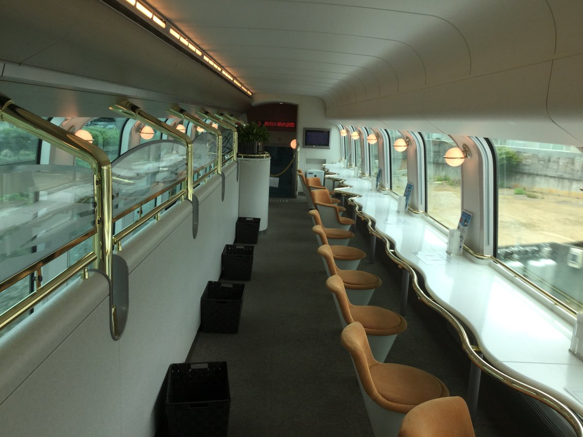 泰山北斗2a 食堂車の日 食堂車ではないけど近鉄のしまかぜのカフェ車両と鉄博のやつ