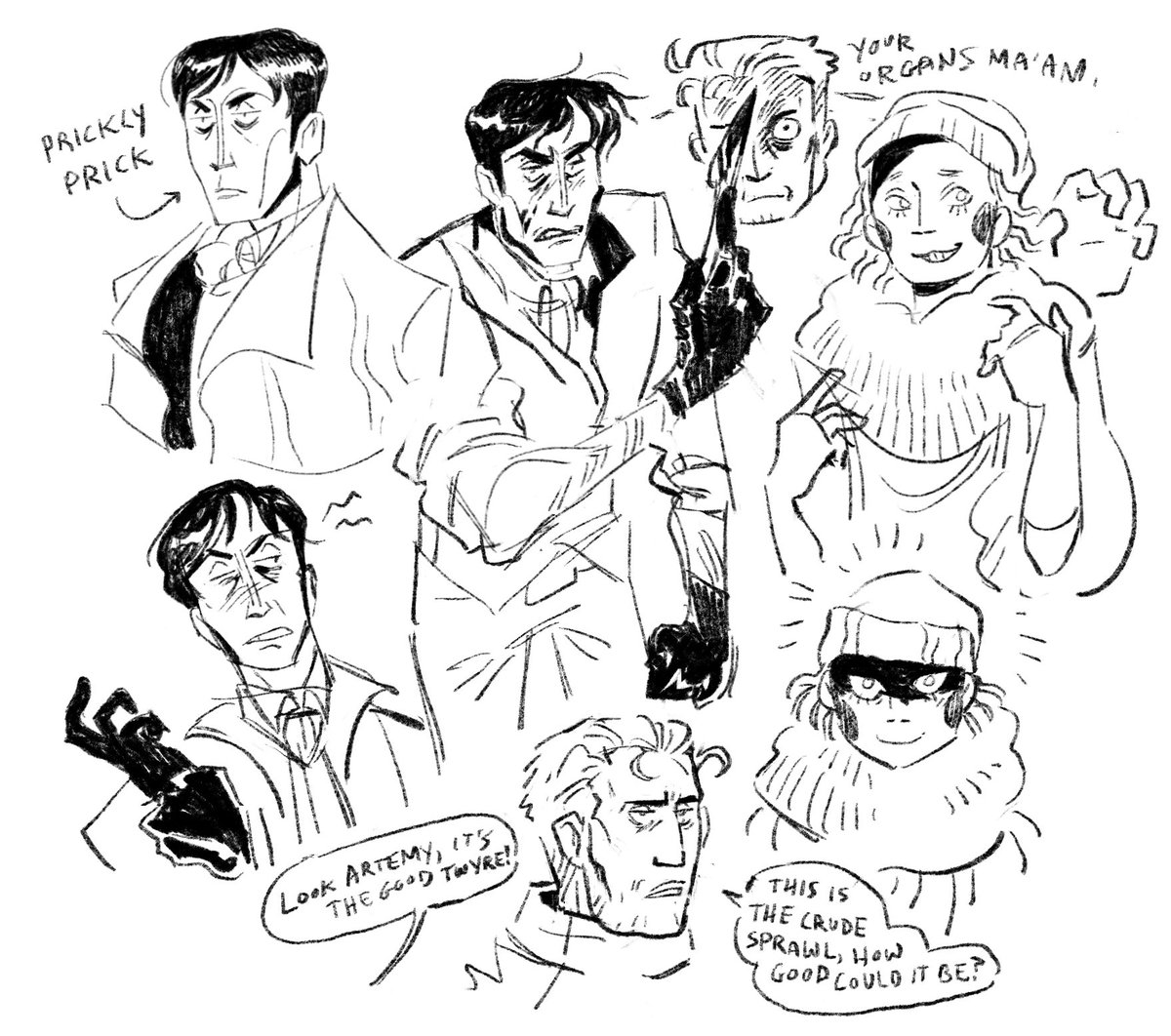 started watching LPS of a certain russian plague simulator for background noise while i do comics only to be sleepless at 5 am thinking abt Them #pathologic 
