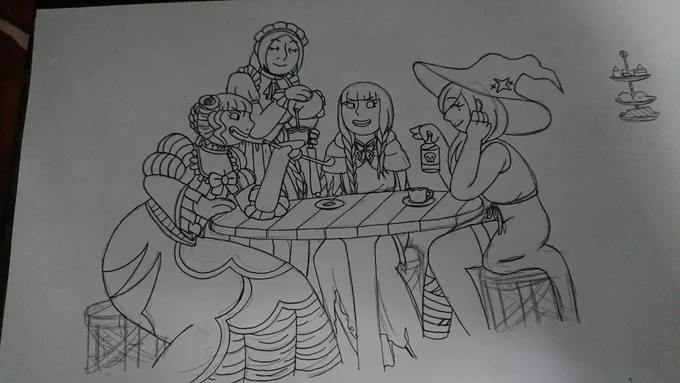 Finally going the lineart for Girls 