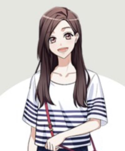 name: IZUMI - cutest smile ever- “PRODUCER CHAN!!!!!”- she’s baby- but she could probably kick your ass into the ground- I wanna comb her hair!!!- a good girl