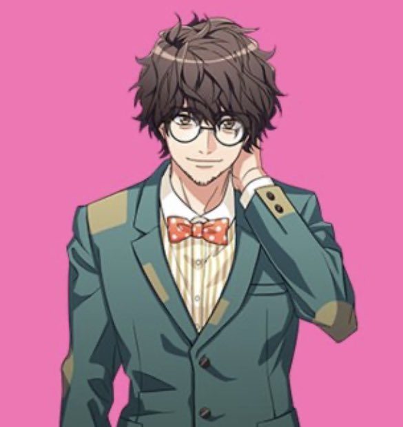 name: mr. amayado but good???- is he the guide??? in the game??- his clothes remind me of sasara- he looks like that dilf in enstars as well- uhhh probably a good dad??,????