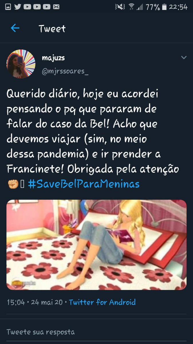 Naomi_Gacha_Br's tweet image. Bem isso BORA PESSOAS LEVANTEM DE NOVO A HASHTAG #SaveBelParaMeninas