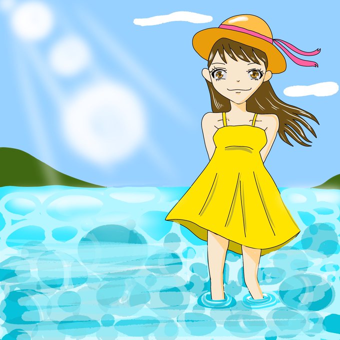 夏らしいイラストのtwitterイラスト検索結果