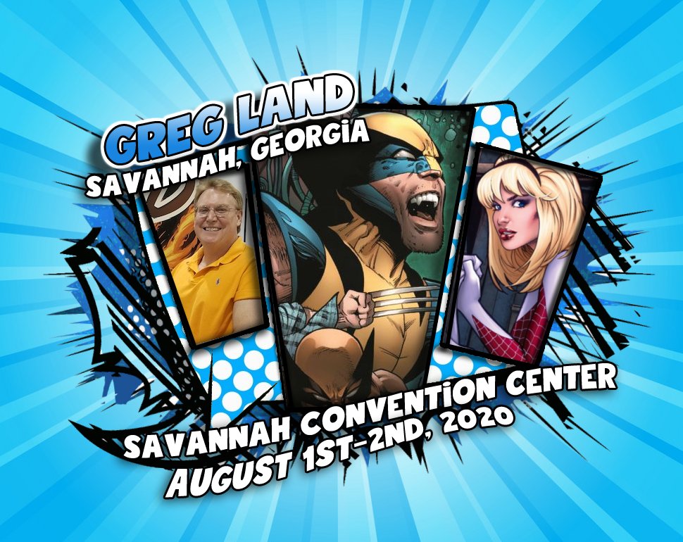 MegacomicC's tweet photo. American comic book artist Greg Land, will be joining us in August as an official guest! Greg is best known for his work on books such as Uncanny X-Men, Birds of Prey, and Fantastic Four.

more details at:
https://t.co/Ux3chGOSWv https://t.co/jtieSxCP4r