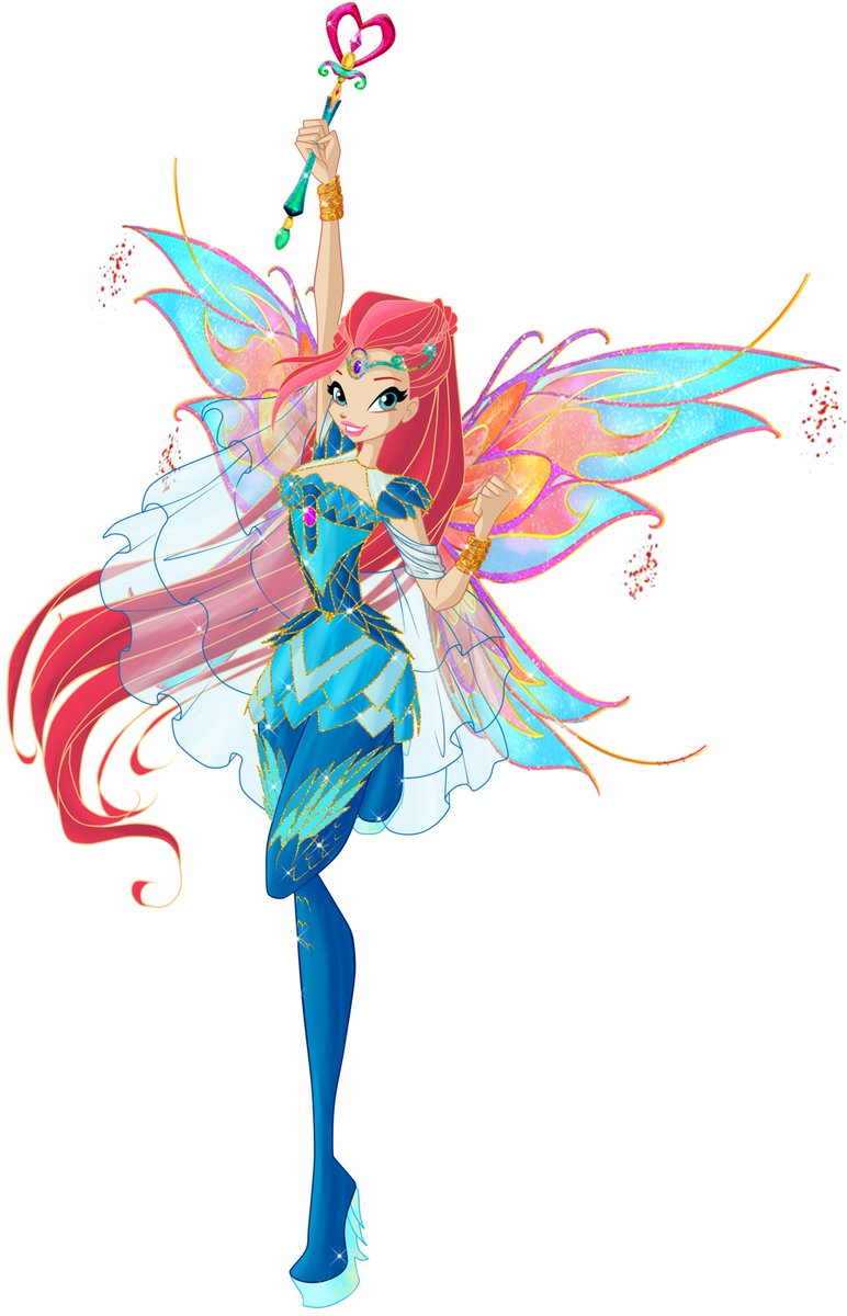BloomixEvery Winx in this transformation looks good like, but I need to give it to Bloom. She looks so good everything in her outfit and her wings, love it.
