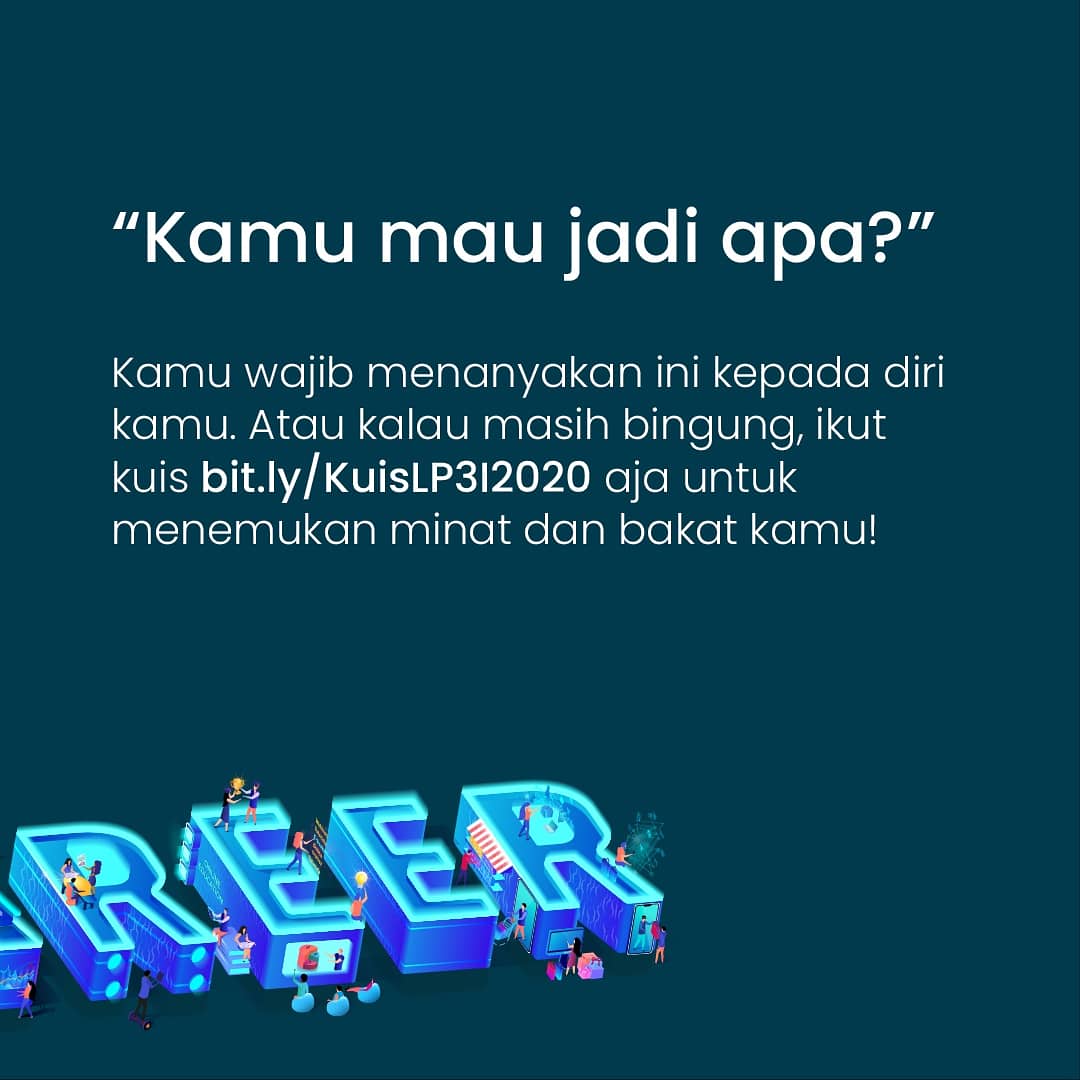 LP3I_Indonesia's tweet photo. Masa depan tak ada yang tau. Namun, biasanya hasil berbanding lurus dengan usaha.
.
LP3I punya 3 saran agar kamu dapat wujudkan karir sesuai anganmu. Geser kiri yuk, dan mari berkembang bersama!
.
.
#lp3i #beranipunyaskill #vokasi #kuliahkerja #beraniberkembang #beraniberkarya https://t.co/55jRa4C7FJ