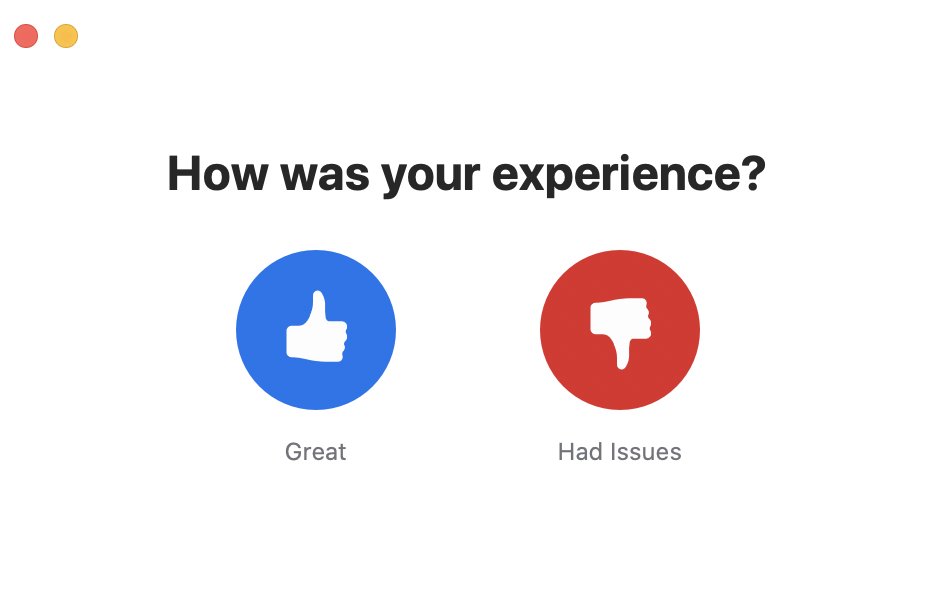 mikejbeggs's tweet photo. Just occurred to me that it might be more helpful for Zoom if we started using this for rating the technical experience and not the content of the meeting https://t.co/ax3mL6n43Y