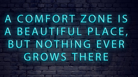 A comfort zone is a beautiful place,

but nothing ever grows there.

Good morning!