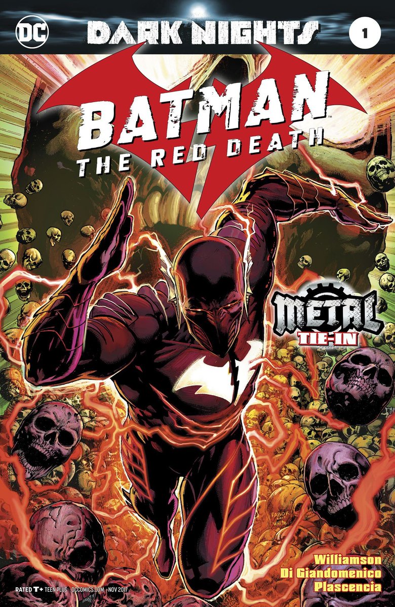Et enfin : Red Death, un Speedster venu d'une terre parallèle. En gros c'est un Batman maléfique qui a absorbé les pouvoirs et l'esprit du Barry Allen de sa réalité.