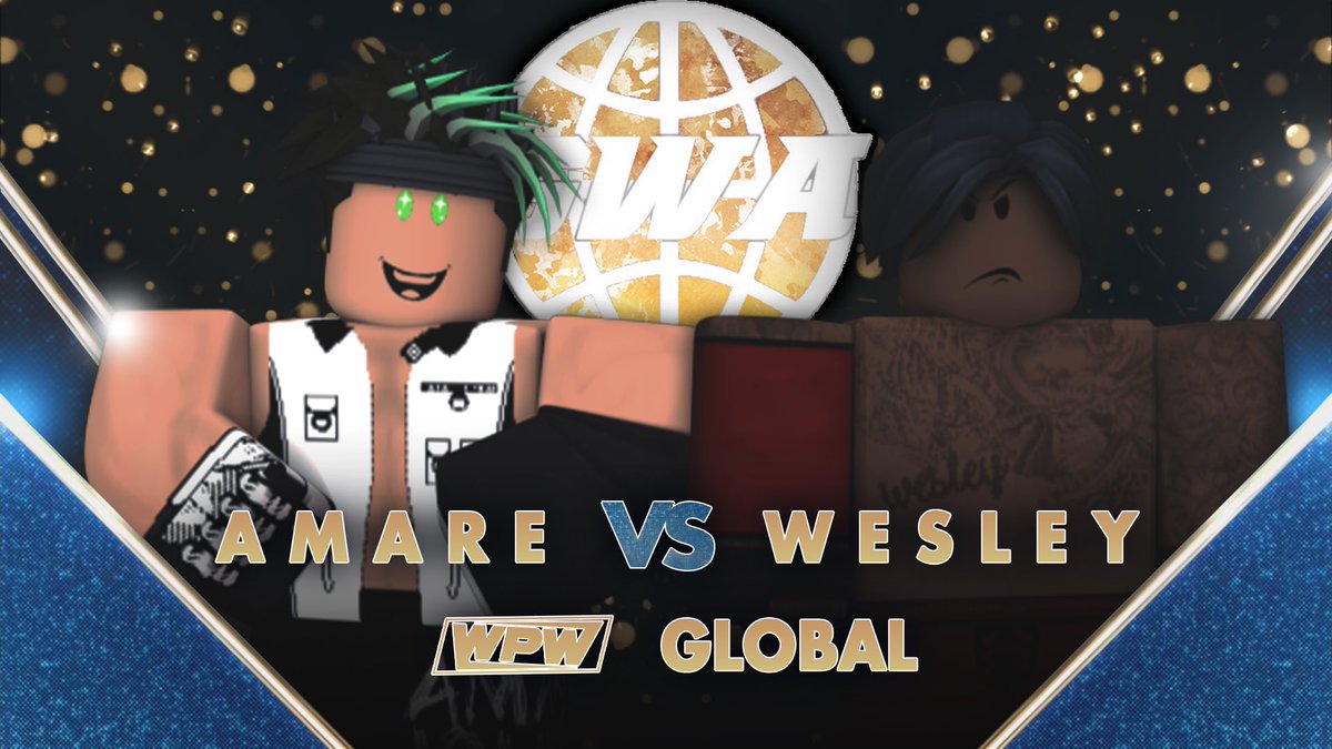 GWARBLX's tweet photo. MAY 30TH | WPW!

The Battle of Two Gifted Superstars, On one side, a champion who wants to show his dominates, And the other wanting to show the world what he is made of...

@TrueWesley_ takes on #Amare for the @WPWROBLOX Global Championship! https://t.co/wGEQtYTpiK