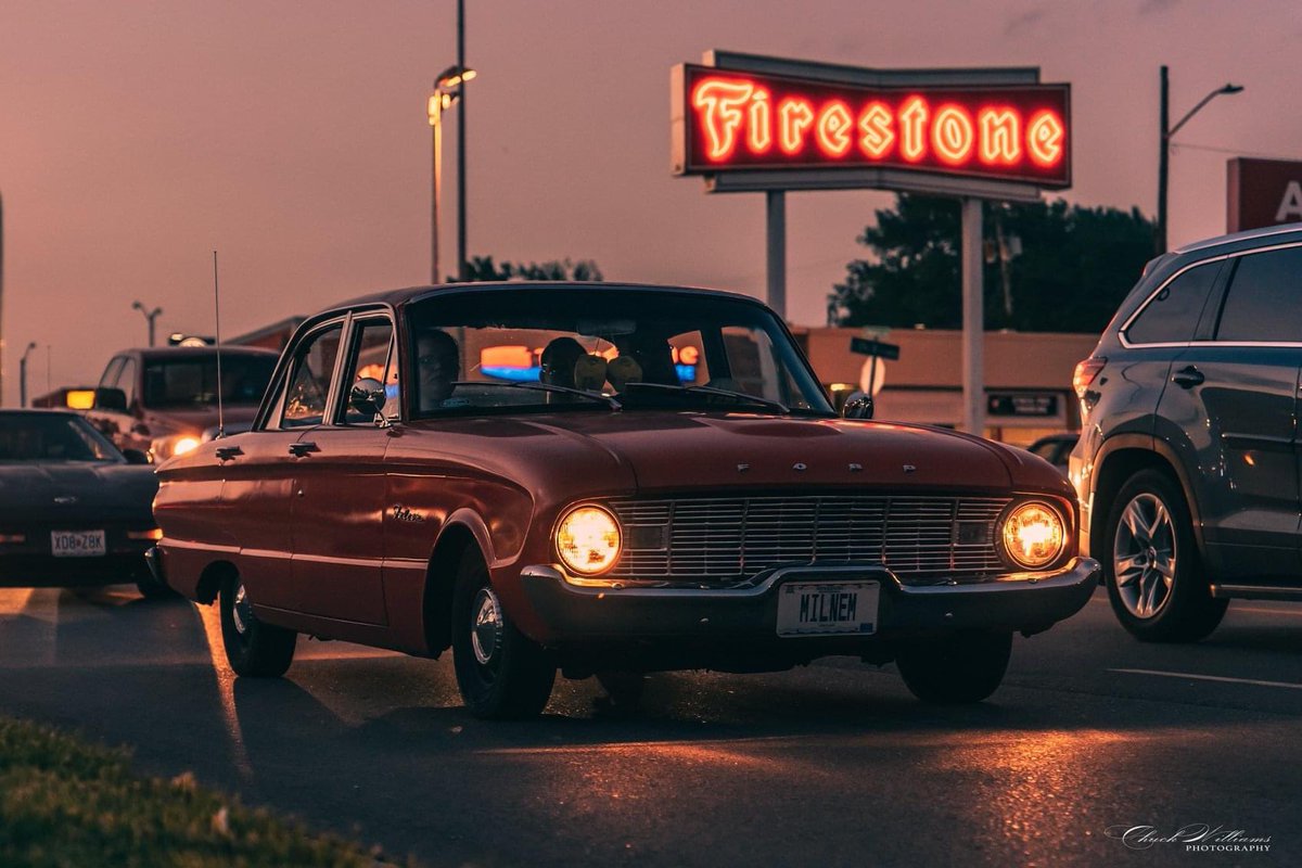 KingScubaSteve1's tweet photo. Car show cruise from Saturday night. Love my car!#1960fordfalcon #classiccars #carshow #cruising #oldschool https://t.co/gzdwwX3mr3