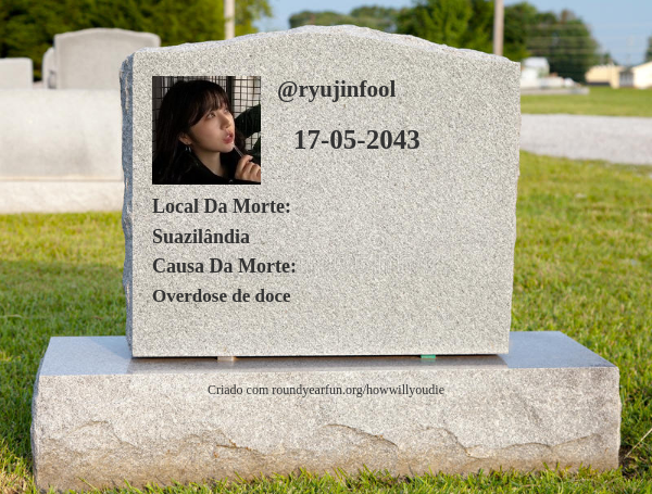 ryujinfool's tweet image. Isso é como e quando vou morrer clockurl.co/key/howwillyou…

⠀