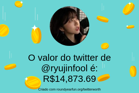 ryujinfool's tweet image. Meu valor no Twitter é: R$14,873.69

Descubra o seu com clockurl.co/key/twitterwor…

⠀