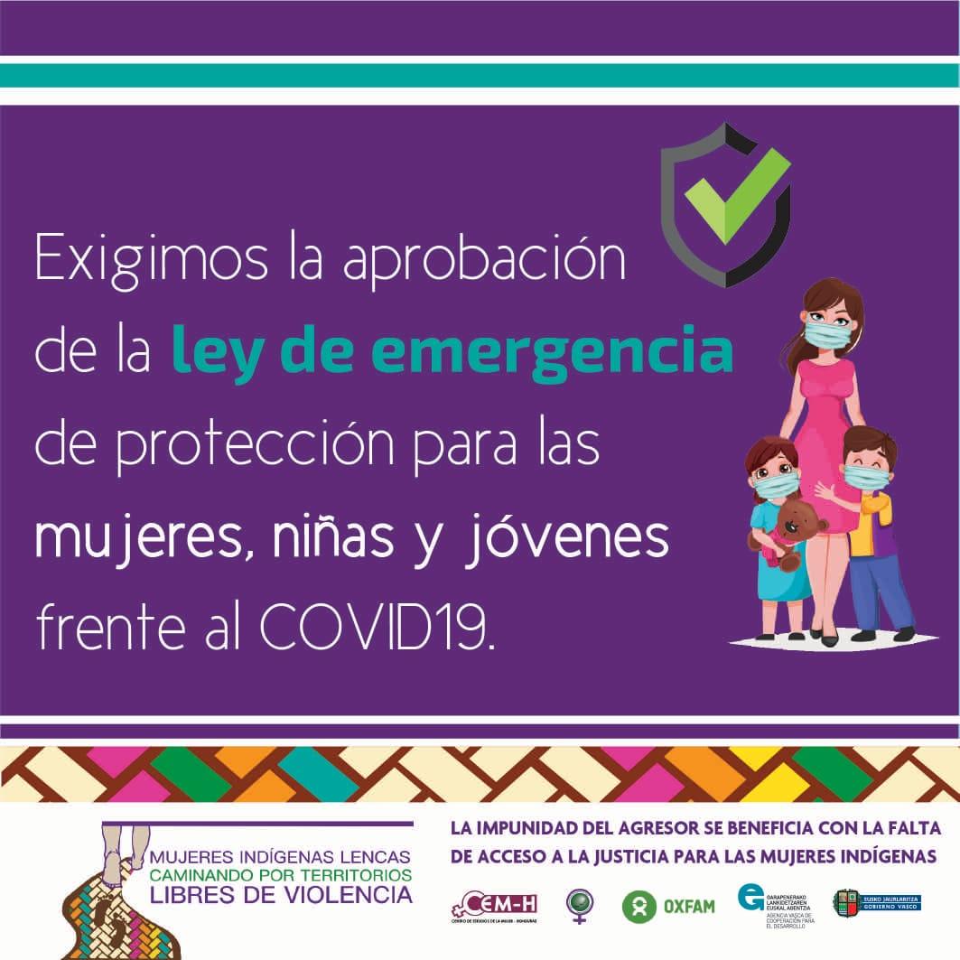 cemh_h's tweet photo. La ley ya fue presentada al pleno ahora falta su dictamen y aprobación. En esta emergencia del #COVID19 las mujeres exigimos👇 #LaVCMTambienEsPandemia #NosQuedamosEnCasaPeroSinViolencia #Linea114YA #AlimentoParaLasMujeresYA  @OxfamHonduras @Poletikah https://t.co/O6a3YWlSiL