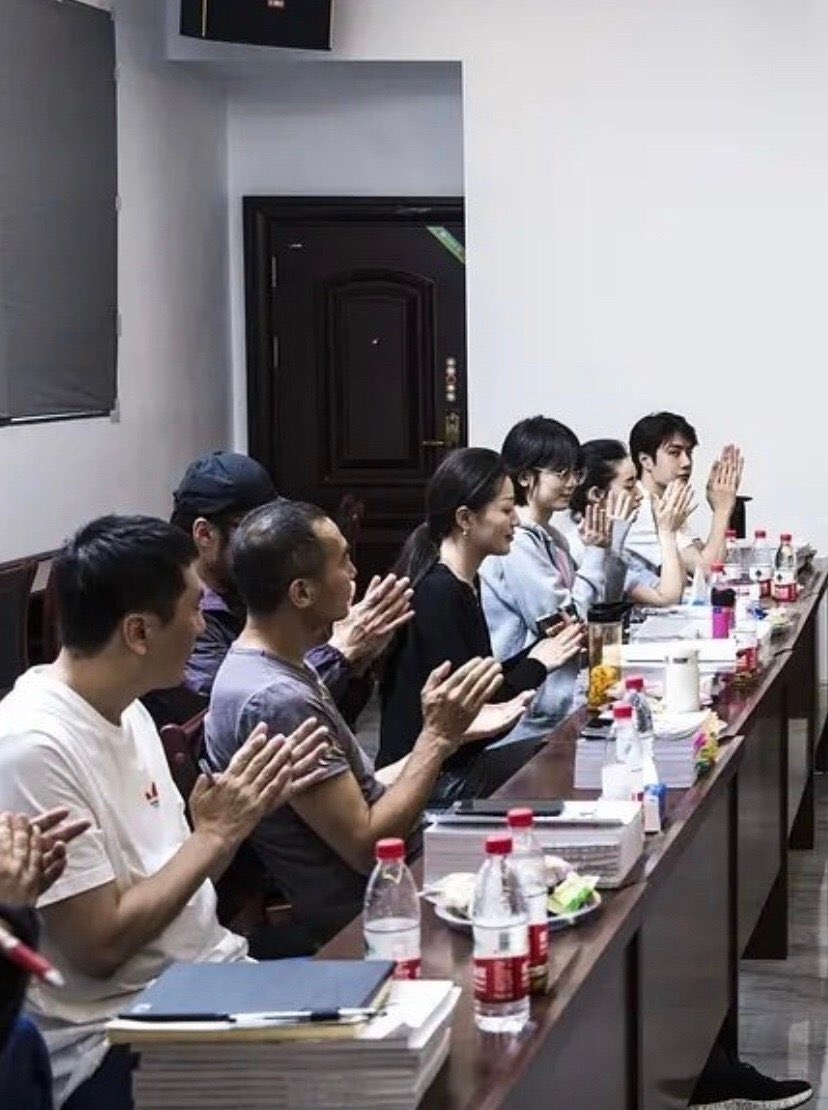 on 2020-05-21, multiple commercial accounts such as mango tv and sina posted about BEING A HERO’s table read