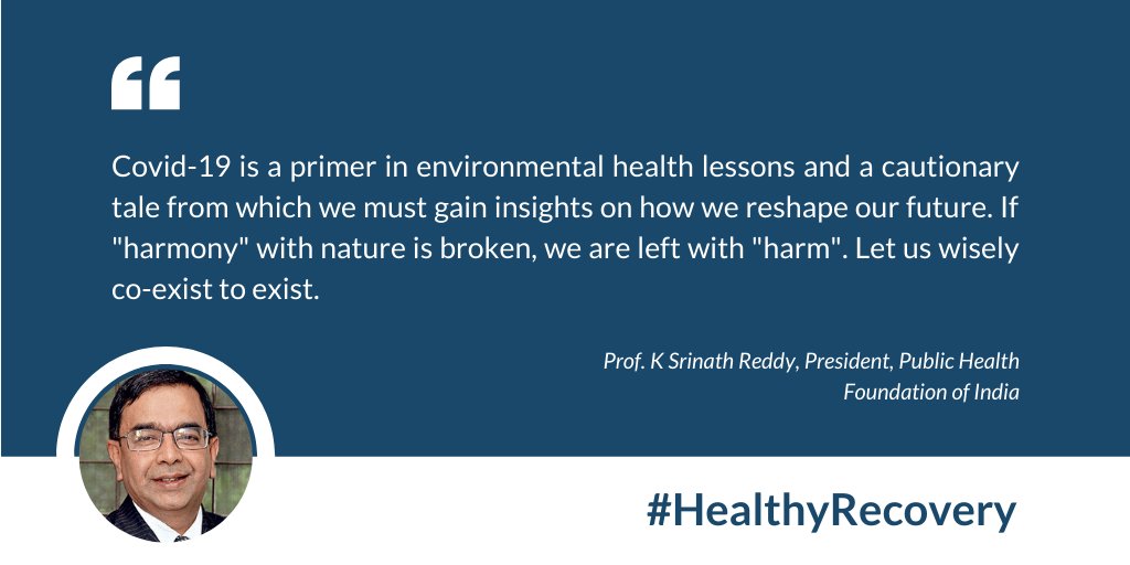 Public Health Foundation of India (PHFI) (@thephfi) on Twitter photo “#Covid19 highlights the dangers of wanton ecological despoliation that creates conveyor belts for viruses mostly contained within wildlife to become virulent pathogens for the human race." Prof. K Srinath Reddy <a href="/thePHFI/">Public Health Foundation of India (PHFI)</a> #G20 #HealthyRecovery <a href="/MoHFW_INDIA/">Ministry of Health</a> <a href="/drharshvardhan/">Dr Harsh Vardhan</a> “#Covid19 highlights the dangers of wanton ecological despoliation that creates conveyor belts for viruses mostly contained within wildlife to become virulent pathogens for the human race." Prof. K Srinath Reddy <a href="/thePHFI/">Public Health Foundation of India (PHFI)</a> #G20 #HealthyRecovery <a href="/MoHFW_INDIA/">Ministry of Health</a> <a href="/drharshvardhan/">Dr Harsh Vardhan</a>