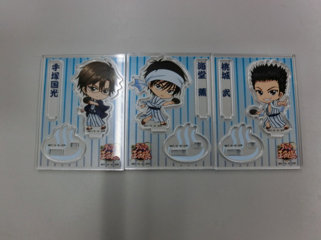 入荷情報】 #テニスの王子様 アクリルスタンド温泉編 #桃城武 #海堂薫