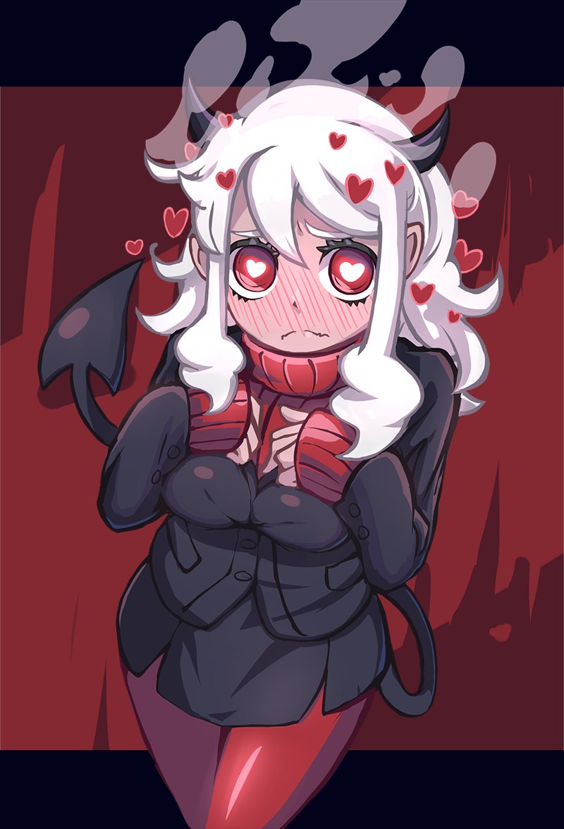 Helltaker 好色なのに すぐてれる かわいい Helltaker 胡聖のイラスト Helltaker 好色なのに すぐてれる かわいい Helltaker 胡聖のイラスト