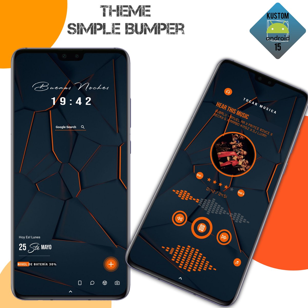 Android15Kustom's tweet image. Homescreen Theme Simple Bumper.
👉 Used.
🔹Nova Launcher.
🔹Klwp.

youtu.be/0XokCJQIhh8

#klwp #theme #homescren #uidesing #ui #personalizacionandroid #kustom #kustomart #android #androidkustom15 #klwptheme