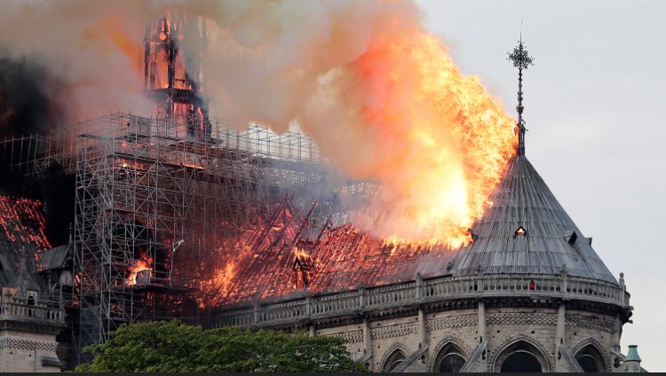 12/ Getting sicker, read closely:“After the Great Fire...” they chained the dome of St. Paul - as ancients did to “bind their power”“The center of Masonic Lore”When was the Great Fire?1666 Burning Cathedral - sound familiar?  #QAnon