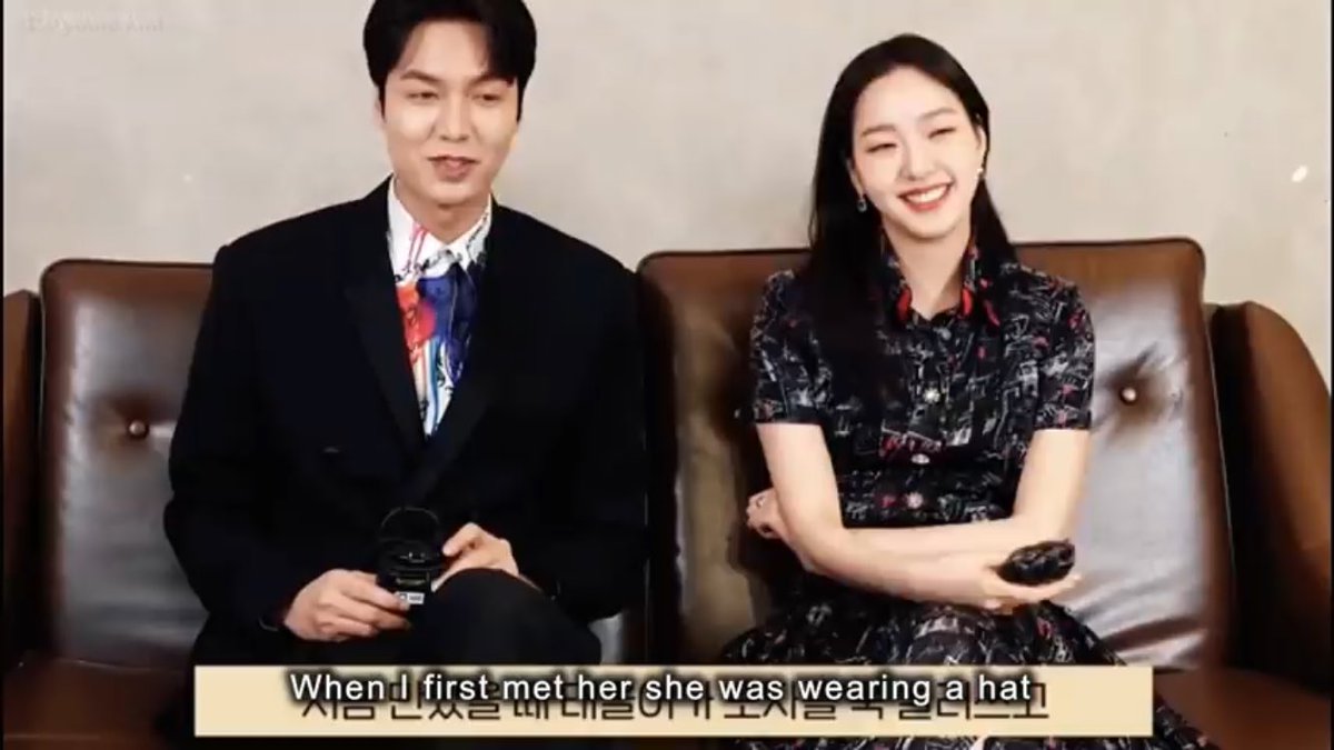 In their recent interview... Lee Min Ho reveals his first impression of Kim Go Eun. and he’s smiling the whole time. (i bet he is still imagining the scenario, when they first met.)read it here...  #KimGoEun  #LeeMinHo  #TheKingEternalMonarch