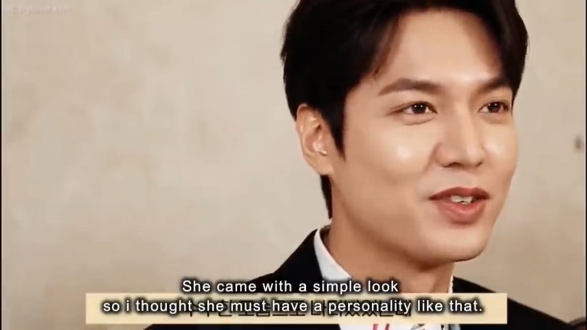 In their recent interview... Lee Min Ho reveals his first impression of Kim Go Eun. and he’s smiling the whole time. (i bet he is still imagining the scenario, when they first met.)read it here...  #KimGoEun  #LeeMinHo  #TheKingEternalMonarch