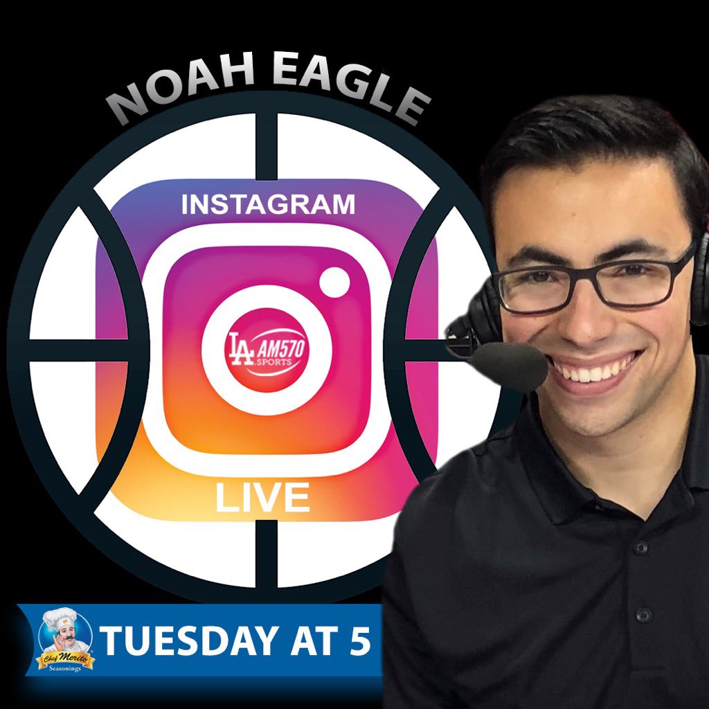 Get your NBA questions answered tomorrow at 5pm on Instagram live with the voice of the <a href="/LAClippers/">LA Clippers</a>, <a href="/NoahEagle15/">Noah Eagle</a> hosted by our <a href="/followAdamA/">Adam Auslund</a> brought to you by <a href="/ChefMerito/">Chef Merito</a> seasonings!