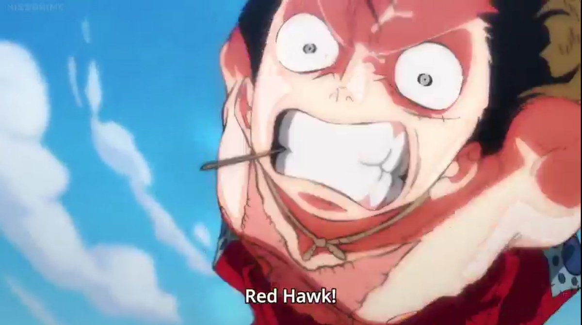 When I knew that Otama is close to ace i thought what if Luffy uses Red Hawk while he is with her, and now that's what happened  WHEN WILL SHE KNOW HE IS HIS BROTHER