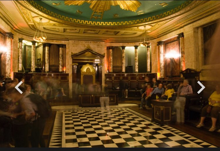 16/ Look familiar?A nice “joke” about human sacrif!ce thrown in the first article I found about itAnd I believe it was  @CarrollQuigley1 or  @austere1717 where I saw this room was used by Lady Gag-a for a music video #QAnon #ThesePeopleAreSick  #ThesePeopleAreEvil