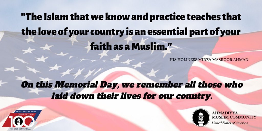 MuslimsRemember's tweet photo. American🇺🇸 #Muslims on #MemorialDay2020 honour all those who served and sacrificed everything for the country and for the freedom of others.
we stand shoulder to shoulder by saying thanks to all brave Men &amp; Women who served or serving with selflessness.
#MuslimsForRemembrance https://t.co/mC3rKCgEgl