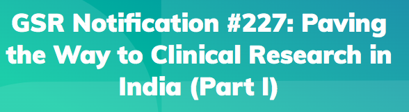 CliniexpertsR's tweet photo. GSR Notification # 227: Paving the Way to Clinical Research in India (Part I)
#clinicaltrials #drugs #biologicals #medicaldevice #consumerclaims #regulatory #pharma #Cliniexperts #yourregulatorypartner #yourresearchpartner #research #trials #cro #localtrial #globaltrial #NewDrug https://t.co/0vgfhyGW2a