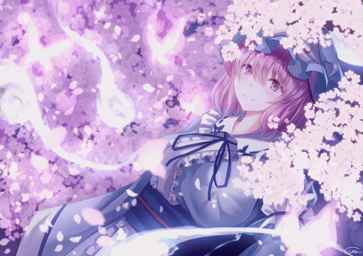 しらぬい 西行寺幽々子 フォロワーさんの絵をリメイクするやつで ゆゆ様 割と頑張ったほうなのでわ しらぬい 西行寺幽々子 フォロワーさんの絵をリメイクするやつで ゆゆ様 割と頑張ったほうなのでわ