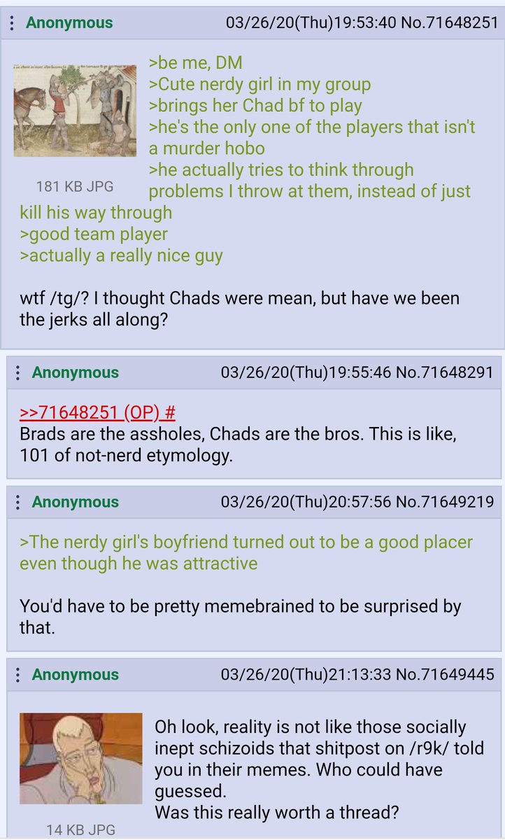 Featured image of post R Dndgreentext 4chan meets d d r dndgreentext