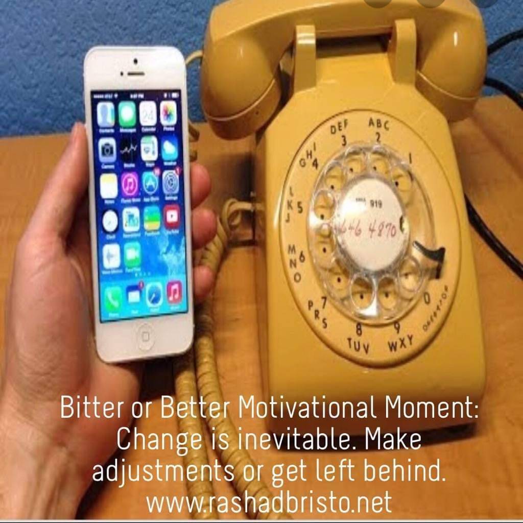 beyondbitternes's tweet image. Morning Motivational Moment:
Change is inevitable. Make adjustments or get left behind.
+
+
+
#activation #bitterorbetter #inspirational #motivation #motivationalmoment #rashadbristo