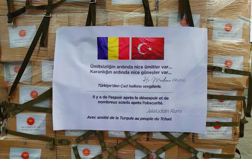 Cumhurbaşkanımız Recep Tayyip Erdoğan’ın talimatıyla Çad’a tıbbi yardım malzemeleri yola çıktı.

Türkiye, korona günlerinde de insani diplomasinin öncülüğünü yapmaya devam ediyor. 

İhtiyaç sahiplerine yapılan her yardım, kendimize yapılmış bir yardımdır.

Hamdolsun.