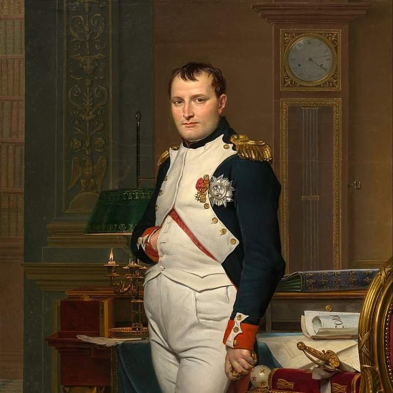 On this Day: 26th May 1805 

Napoleon Bonaparte is crowned as King of Italy in Milan Cathedral. Vive l'Empereur!

Featuring
- Portrait of Napoleon as King of Italy
- The Emperor Napoleon in his Study at the Tuileries

#livinghistory #napoleon #regency #firstempireproblems