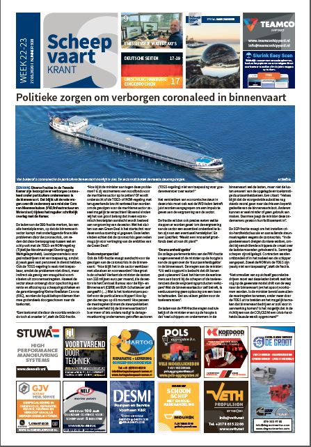 scheepvaartkrnt's tweet photo. De nieuwe editie van de Scheepvaartkrant staat weer online! Verrijkt met de binnenvaartspecial GameChangers. Direct te lezen via:
https://t.co/IPo2E0RjFg en in de app. https://t.co/ymDDc1FChR