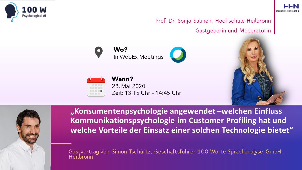 SMSalmen's tweet photo. Online live Moderation des Webinar mit meinem Gast #SimonTschürz zum Top-Thema #Kommunikationspsychologie &amp;  #CustomerProfiling".
#Sildo  #WebExMeeting. 
#TUM #HHN #DHBW  #Nextgenlab #Cisco #schwarzStiftung 
#campusfounders #steinbeis #100W #SAP #vico #equeo #bildungsinnovator https://t.co/kPQHFUX1eR
