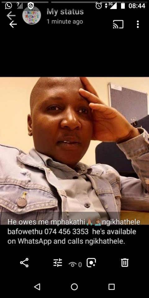 Naledi52675934's tweet image. #paymeback bhuti