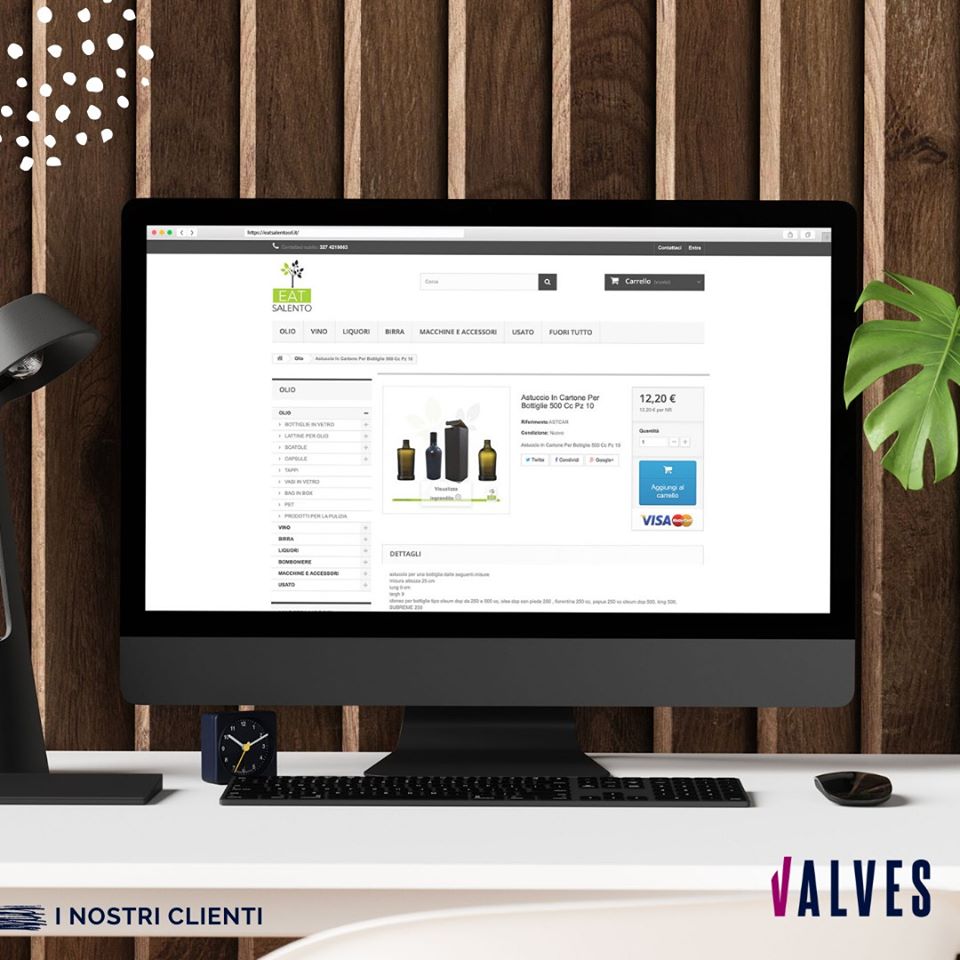 softwarevalves's tweet image. Eat Salento srl è un'azienda che opera nel settore oleario e vinicolo nel Salento da oltre 30 anni.

Per loro abbiamo creato un eCommerce pratico, ma soprattutto veloce.

Clicca qui per maggiori dettagli👇

eatsalentosrl.it