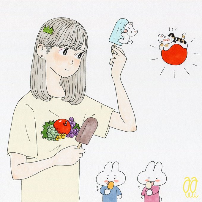 「髪飾り アイスキャンデー」のTwitter画像/イラスト(古い順)