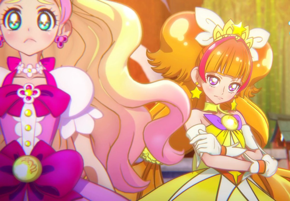 星寺五月 ｼｬｲﾆｰﾙﾐ キュアフローラとキュアトゥインクルが可愛いすぎるっっ Precure