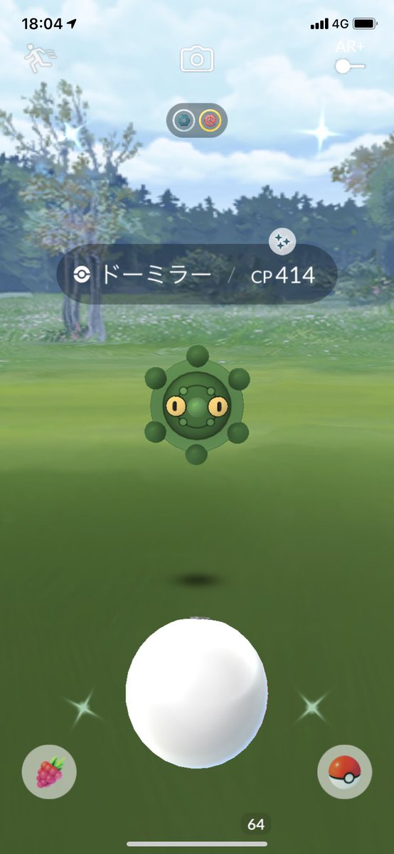 M E 色違い 2匹 ポケモンgo ポケgo ドーミラー 色違い