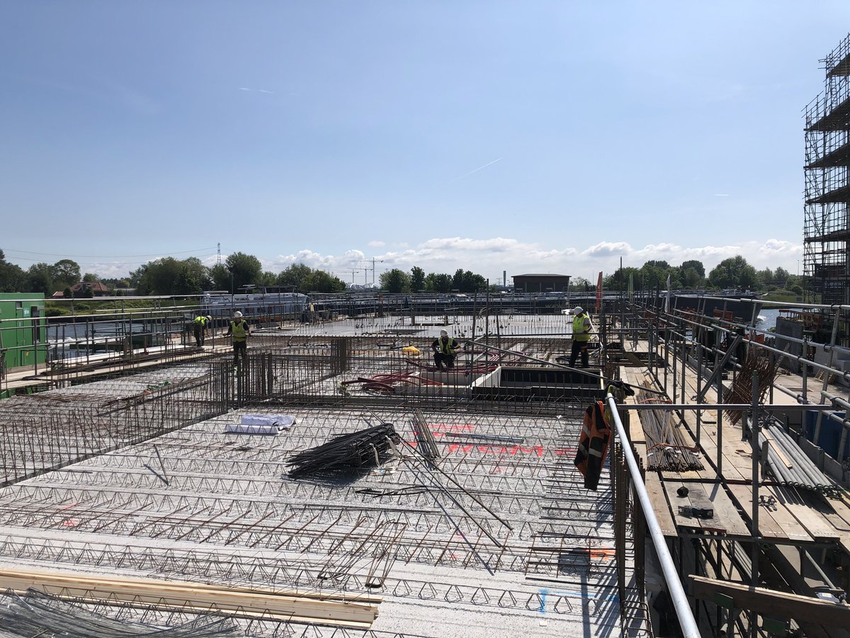 Eerste verdiepingsvloer gereed BLOK_L , appartementen huur <a href="/atelier_PUUUR/">Atelier PUUUR</a> 
#CruquiusWerf #Amsterdam 
#Cruquius #oost #Amsterdamrijnkanaal #workinprogress
I.s.m.  <a href="/KCAP/">KCap 💙💛</a> @BAMWonen @inspiringspace <a href="/asr_realestate/">asrrealestate</a>