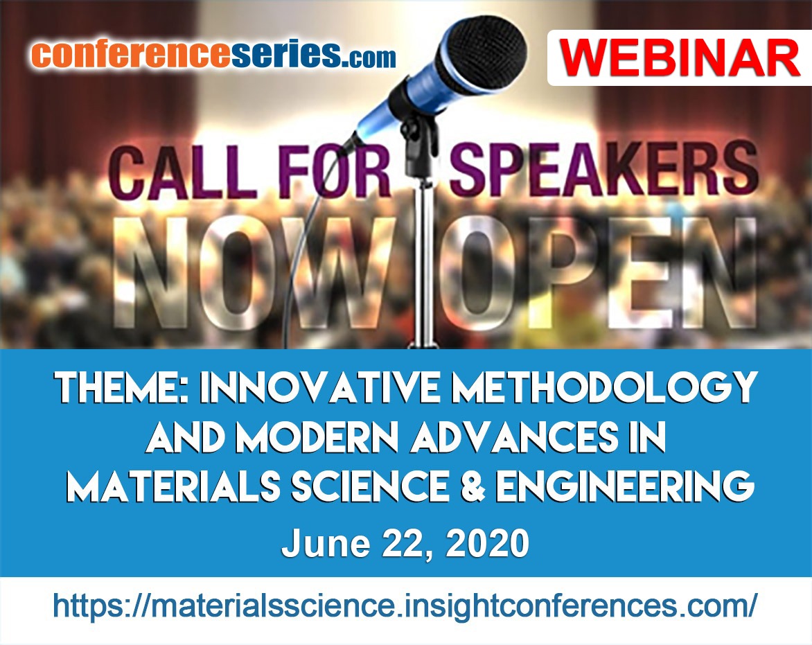 MaterialsCongrs's tweet photo. #MaterialsCongress2020 Webinar Invites you to Meet Leading #Metallurgists #Scientists #Researches #Professors #MaterialsSciecneengineers #Industryprofessionals during June 22nd, 2020
See more: https://t.co/PYHBTMCMxd
For More details : materialscongress@brainstormingmeetings.com https://t.co/SaYNk1Pcix