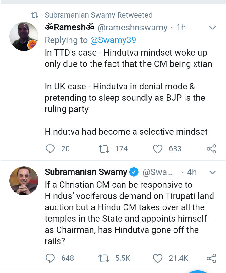 Lastly, he would probably promise not to 'rest' unless temples are restored to devotees just like he made promises about sending Sonia & Co to jail & even could make a  #UltigangaPS-